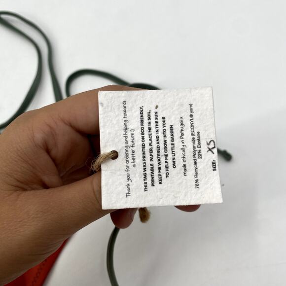 so so good swim string bikini bottoms tangerine - Picture 7 of 10